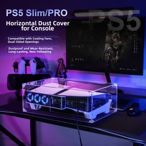 DEVASO | Dust-proof Clear Heat Protection Cover for PS5 Slim/Pro