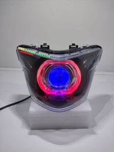 Reflektor Lampu Depan Yamaha Mx King 150 V1 tahun 2015 Custome  Billed Projie BILET ALA ALA