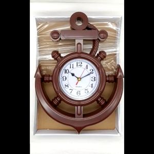 2A Anchor Wall Clock 11”x15” Home Decor for Bedroom Wallclock (AP3008)