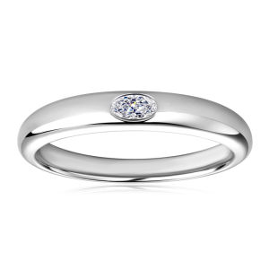Real 0.1ct Oval Cut Moissanite Wedding Engagement Ring 925 Sterling Silver Womans Rings Promise Band Jewelry Anniversary Gift