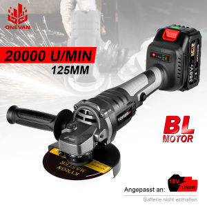 M14 Brushless Electric Angle Grinder 125MM 3 Gear Fit for Makita 18v Battery Grinding Cutting Polishing Machine Woodworking Tool