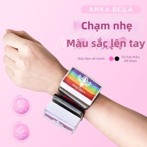Dụng Cụ Vẽ Mặt Chuyên Nghiệp Dây Đeo Tay Từ Tính