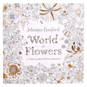 Floral Adult & Children Coloring Book