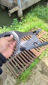 Cover stang bawah nmax new carbon glossy