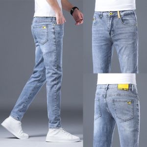 LIIEN NOOS | Mens Slim Fit Versatile Denim Pants Tapered