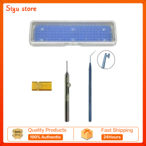 GREATLH Ophthalmic Iris Dilator Dilated Pupils Medical Iris Hook Iris Retractor Micro Surgical Instrument Ophthalmic