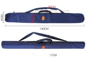 Yellow Canvas Fishing Rod Bag Light Fishing Storage Bag Fishing Tackle Bag Umbrella Bag Large Capacity Fishing Tackle Bag 1pcs