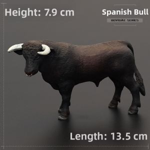 MENGSILE | Educational Realistic Spanish Bull Model Gift