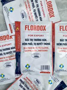 1 Gói FLORDOX 100g Phòng Và Xử Lý Thương Hàn Viêm Phổi Tụ Huyết Trùng Trên Gà Ngan Vịt Heo Trâu Bò Dê Cừu