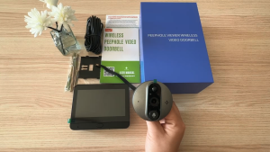 2026 Tuya Wifi Peephole Viewer Doorbell 4.3  LCD Screen Night Vision 1080P Camera Door Monitori Two-way Voice Intercom SD Card Video