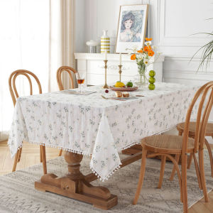Rustic Fresh Cotton Jacquard Tablecloth