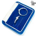 CINCIN PERAK ASLI SILVER WANITA 925 LAPIS EMAS PUTIH MODEL PERMATA FULL. 