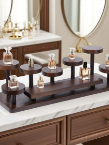 ชั้นวางของสไตล์วินเทจแบบไม่ต้องติดตั้ง ชั้นวางของสำหรับเครื่องสำอางหลายชั้น ชั้นวางของสำหรับสต็อกสินค้าในครัวเรือน