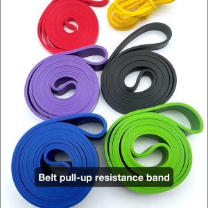 Elastic Fitness Belt Pull-up Resistance Band Strength Training Rope Men Women Yoga Stretching