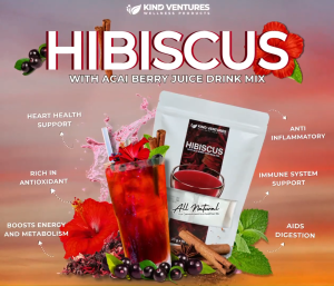 Hibiscus with Acai Berry Juice Drink Mix