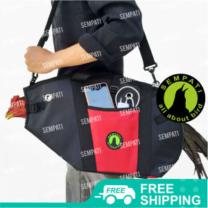 SEMPATI Tas Kiso Ayam Jago Sempati Tas Ayam Aduan Tas Kisa Ayam Wadah Ayam Tas Ayam Super Tebal Selempang Jinjing Bawa Hewan TSAYMS