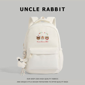 Adorable Durable Backpack for Middle And Primary School Students Large Capacity Casual Simple Style Waterproof Shoulder Bag