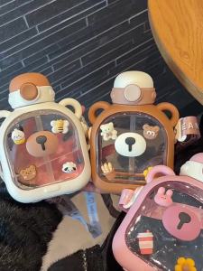 Cute childrens water cup summer straw cup kindergarten student anti fall cup school specific cup high beauty water kettle for women