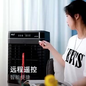 🔥🔥CHRIS 60L Mobile Air Cooler With Remote Control Mobile Air Conditioning Fan Cooling Fan Box Fan Humidification Air Penyejuk Udara air cooler for bedroom 冷风机