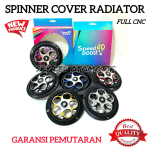 NEW SPINNER COVER PELINDUNG KIPAS RADIATOR MOTOR FULL CNC SPRINT MODEL SISIK KUALITAS TERBAIK SB89