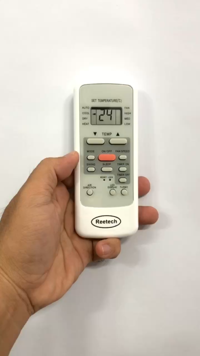 Remote Dùng Cho Máy Lạnh Reetech Điều Khiển Điều Hòa TYPE:R51M/E Kèm ...