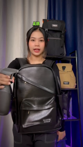 Martinversa TR16K Tas Pria Laptop / Macbook Ransel Kulit Sintetis PU Leather