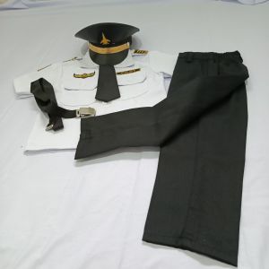 FOURTHREE43-BAJU TNI AURI ANAK TK PAUD UKURAN S M L XL XXL/CUSTOM BAJU KARNAVAL ANAK LORENG