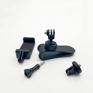 Car Sun Visor Clip Mount for GoPro Hero Insta360 DJI SJCAM AKASO Action Camera Holder 360 Rotation with 1/4 Adapter Thumbscrew