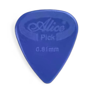 ปิ๊กกีตาร์ Nylon Alice | 10 ชิ้น | 0.58–1.5 มม. | คละสี | เสียงนุ่มอุ่น | ทนทาน