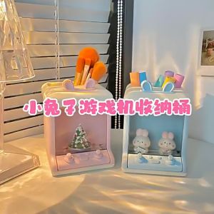 TOLSEN การ์ตูนที่ใส่ปากกา กล่องเก็บปากกา ที่เก็บของด้านหน้า สามารถวางตุ๊กตา อุปกรณ์เครื่องเขียน