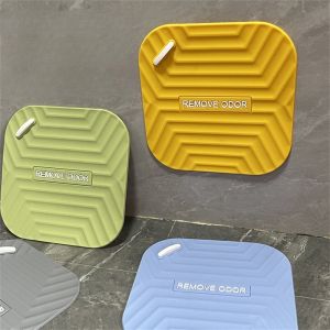 Anti-Odor Silicone Floor Drain Cover Universal Sink Strainer Deodorizing Pad with Handle for Kitchen