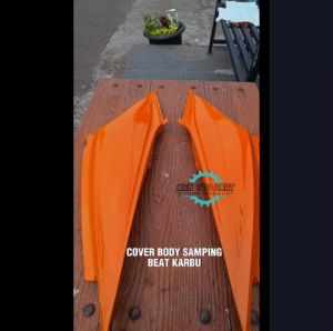 Cover Body Bodi Samping Belakang BEAT Karbu Lama 2008-2012 Warna Orange