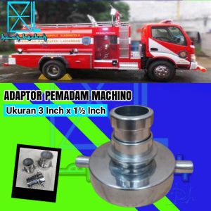 Adaptor Pemadam Machino Drat Dalam Male Cowo Ukuran 3 Inch x 1½ Inch