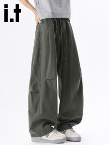 FINGERCROXX | Casual Cotton Loose-fit Tapered Workwear Pants