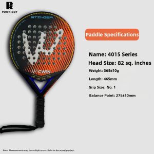 POWKIDDY | Carbon Fiber Professional Padel Racket