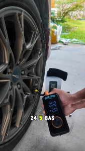 Tiger Claw Tool Portable Wireless Air Pump 6000mAh Car Digital Display Suitable for Cars/Bicycles/Balls with LED Light Cordless Air Pump Tyre Air Compressor New Portable Rechargeable USB Pam Angin Kereta Tayar Motorcycle