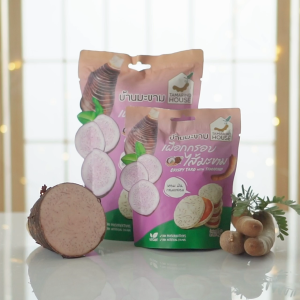 บ้านมะขาม - (แพ็ค 6 ซอง) เผือกกรอบไส้มะขาม 40 กรัม