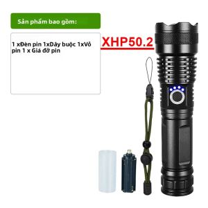Super XHP199 Đèn Pin LED Sạc Cao Cấp Chiến Thuật Đèn Pin XHP160 XHP90 18650 Đèn Lồng Cho Cắm Trại Săn Bắn Đi Bộ Ban Đêm Hang Động