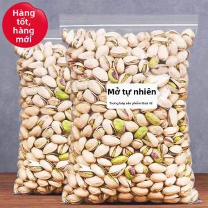 Hạt Pistachios Rang Muối Không Tẩy Trắng 500g