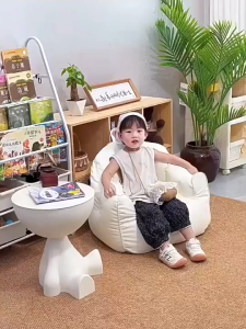 TURTLE Lazy Cozy Sofa Chair Sofa for Kids/Leather Material/Bean Chair/Bean Bag Sofa/FullSet Home