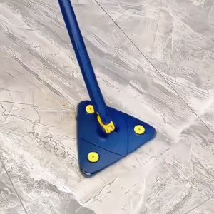 ชุดไม้ถูพื้น ม้ถูพื้น ม้ม็อบสามเหลียม 2in1 ไม้ม็อบยืดหดได้ ม็อบทำความสะอาดแบบยืดหดได้สามเหลี่ย