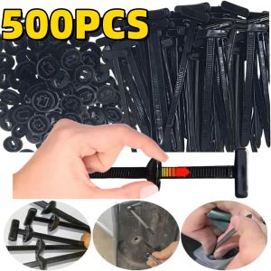 500PCS Nylon Cable Zip Self-Locking Heavy Duty Zip Ties Indoor & Outdoor General Purpose Cable Tie Buckles Releasable UV Resista