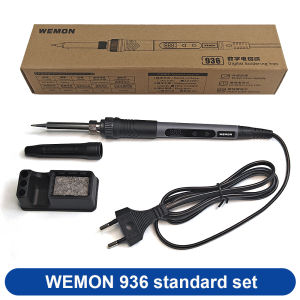 WEMON 936 Soldering Iron 90W Intelligent Digital Display Portable 120~550℃ Adjustable 900M Series Tips Welding tools Kit