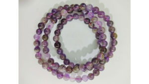 紫极光23水晶项链 purple auralite 23 crystal necklace 6mm