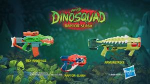 NERF Dinosquad Raptor-Slash (100.0% Original)