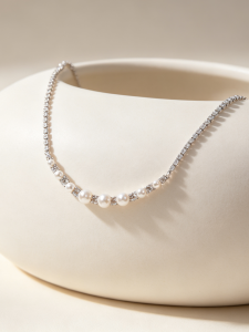 YISHU | With Smiling Design Elegant Luxury Pearl Necklace