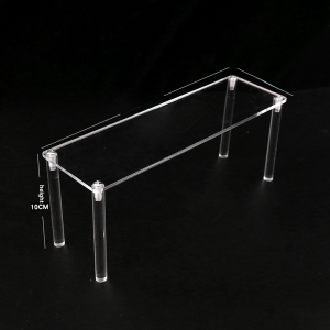 Transparent Acrylic Display Shelf U-Shaped Organizer