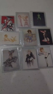 Olivia Collector Card By Comic Image 1992 Set of Nude Cards