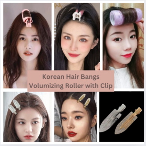 【SG STOCK】Korean Hair Bangs Volumizing Roller and Crease-Free Clip ｜ Hair Root Fluffy Volume Curler Bangs Curler Clip