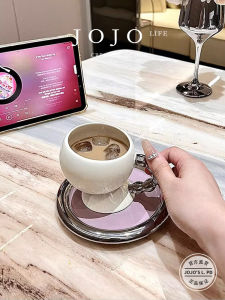 Creative Ceramic Coffee Cup Set High Aesthetic Value Tea Set JOJOS L. PD Anxin Nordic Style Universal Dining Utensils